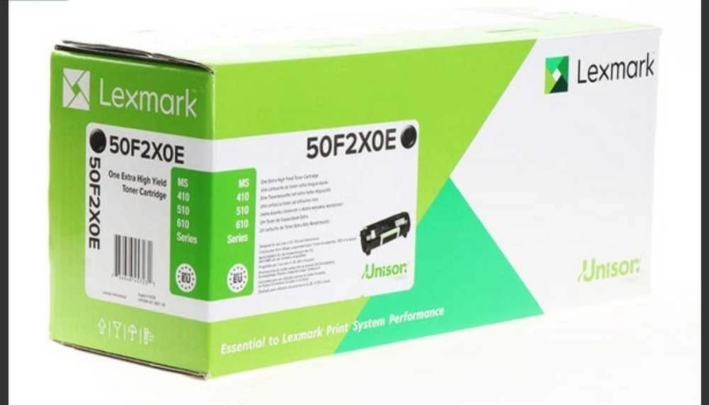 Lexmark 50F2X0E | 502XE itin didelės našumo korporacinė kasetė (10k) | Kasetė | Juodas