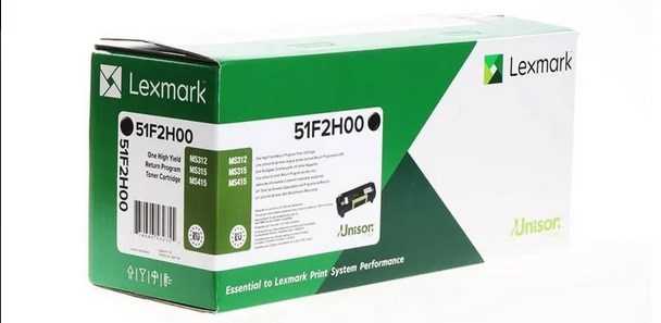 Lexmark 512H Return (51F2H00), juoda kasetė