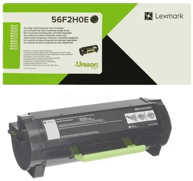 „Lexmark High Yield Corporate Toneris Cartridge“ | 56F2H0E | Tonerio kasetė | Juodas