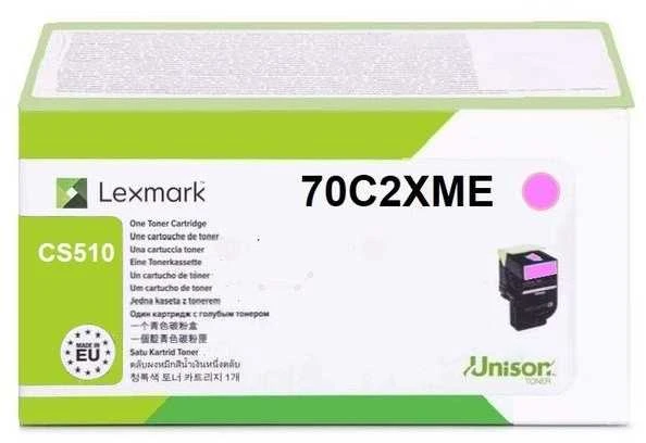 Lexmark 70C2XME (702XC) Toneris kasetė, Magenta, 4000 puslapių
