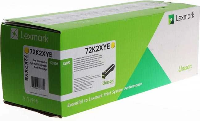 Lexmark 72K2XYE | Toneris | Geltona
