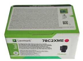 Lexmark itin didelio našumo kontraktinė dažų kasetė | 78C2XME | Tonerio kasetė | Magenta
