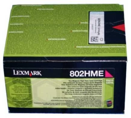 Lexmark 80C2HM0 kasetė, purpurinė, 3000 puslapių