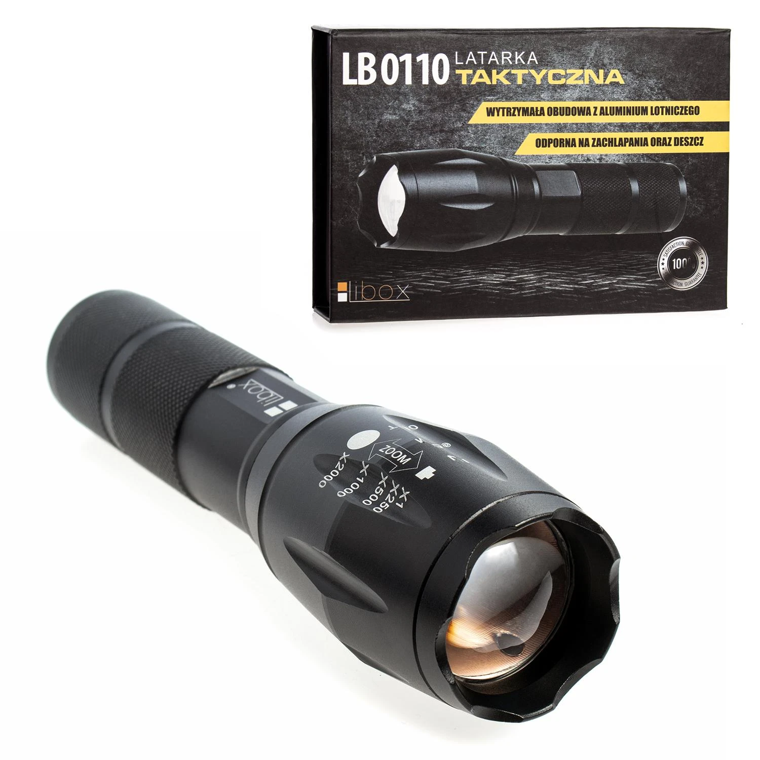Taktinis žibintuvėlis LED LB0110 Libox