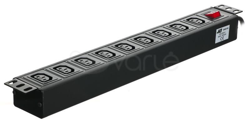 Alantec PZ011 Maitinimo blokas 19" lizdas 9 x IEC320 C13 kištukas CEE 7/7