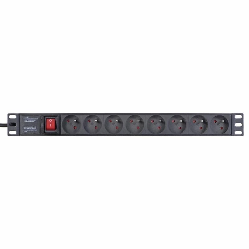 Alantec PZ081U3M galios prailginimas 3 m 8 kintamosios srovės lizdas (-ai) Vidinis Juodas