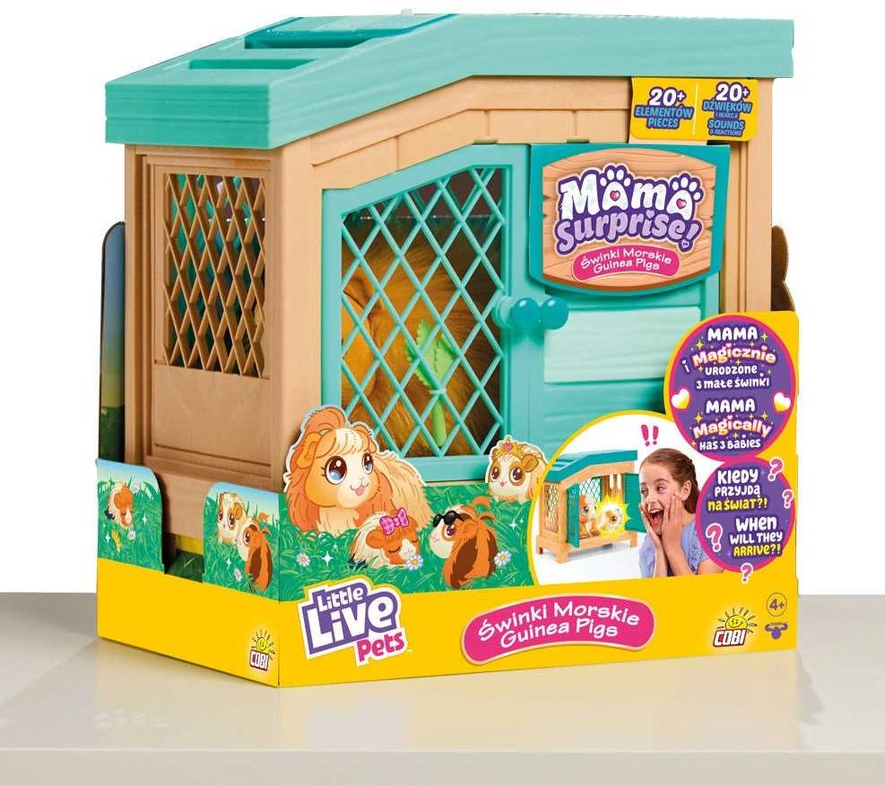 Moose Toys LITTLE LIVE PETS Mama Surprise Jūrų kiaulytė