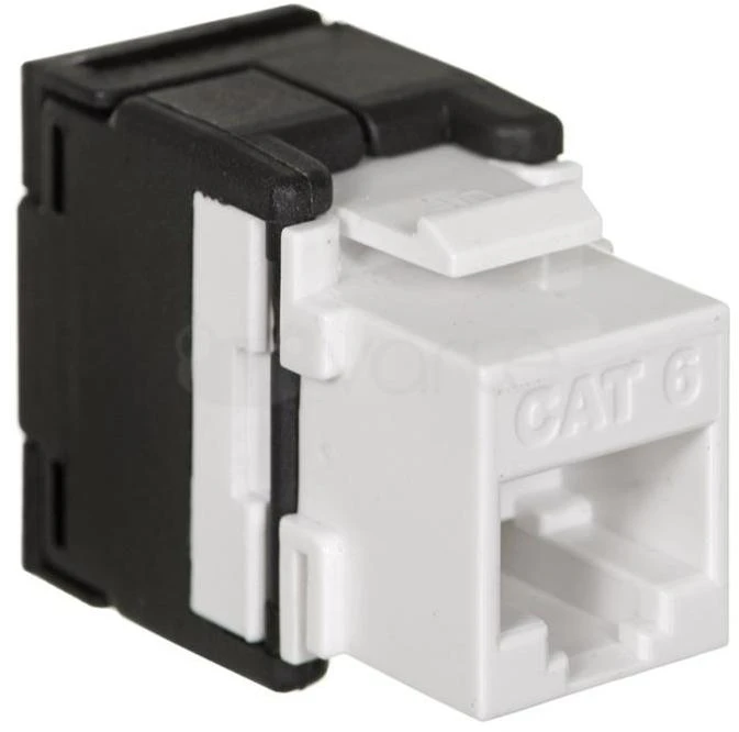 Q Lantec Keystone Modulis - Alantec MKB-U6-1 RJ-45 250MHz Juodas