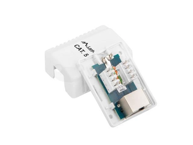 LANBERG OS5-0001-W FTP Data Box 1 prievado RJ45 ekranuotas kat. 5E
