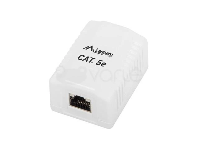 LANBERG OS5-0001-W FTP Data Box 1 prievado RJ45 ekranuotas kat. 5E