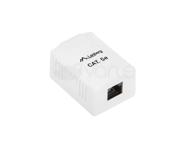 LANBERG OU5-0001-W UTP Data Box 1 prievado RJ45 neekranuotas kat. 5E