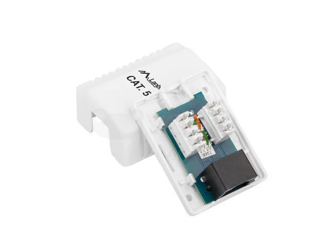 LANBERG OU5-0001-W UTP Data Box 1 prievado RJ45 neekranuotas kat. 5E
