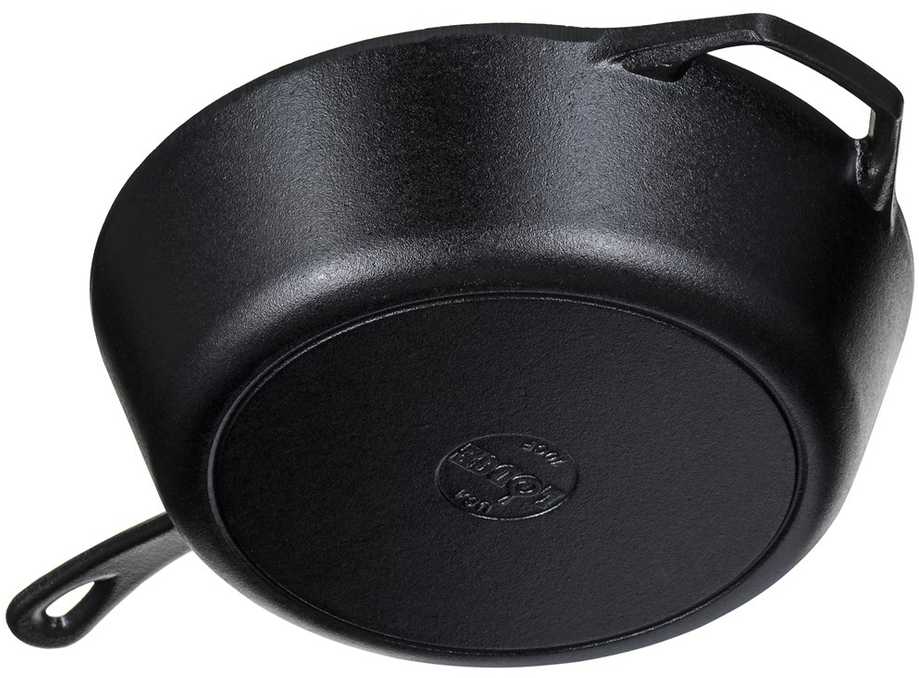 Lodge ketaus keptuvė gili 30,4cm su dangčiu