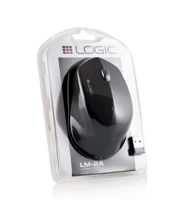 Logic Concept Belaidė pelė Logic LM-2A, juoda