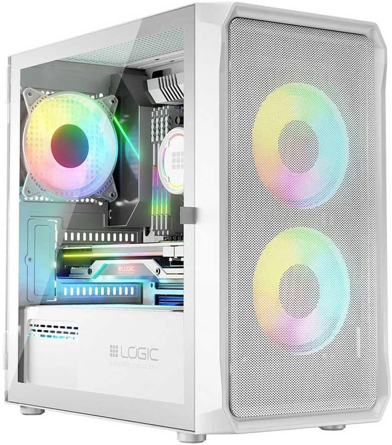 Logic Concept Logic PORTOS ARGB MINI USB 3.0 Dėklas Baltas