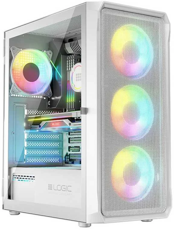 Dėklas – Logic Portos ARGB Minidi USB 3.0 baltas