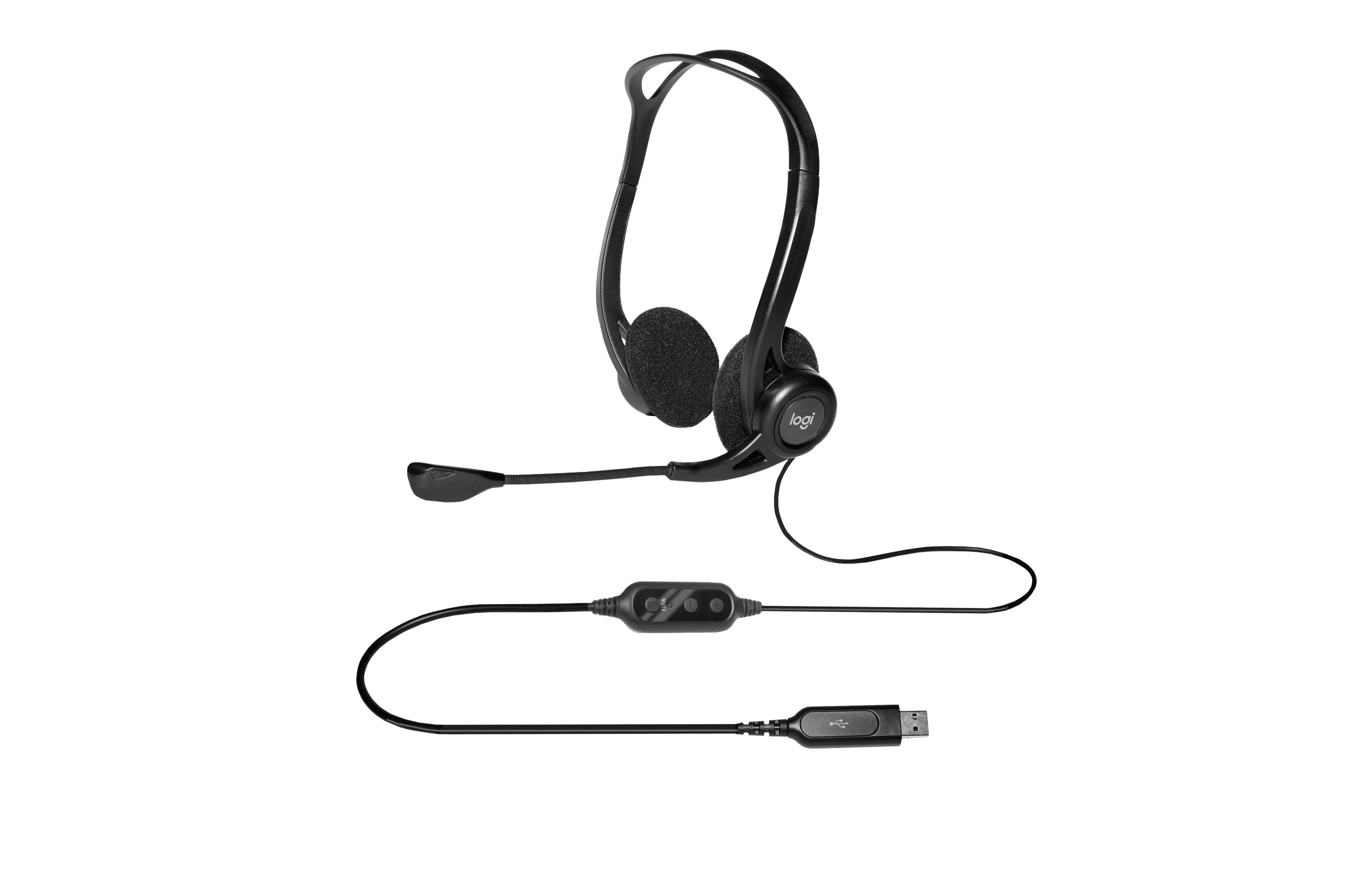 Logitech | PC 960 USB | Ausinės | Juodas