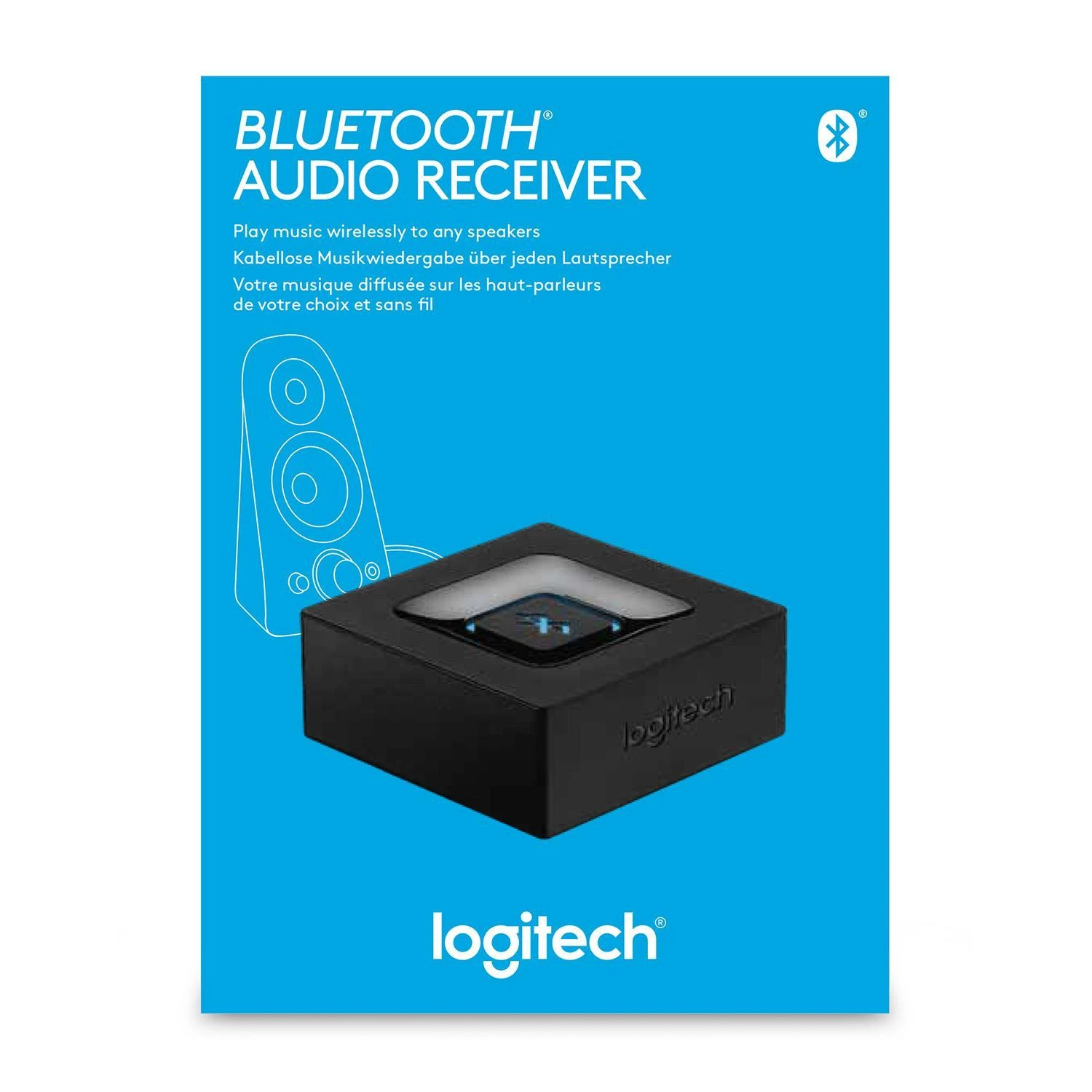 LOGITECH Bluetooth Audio Adapteris Bluetooth belaidis garso imtuvas