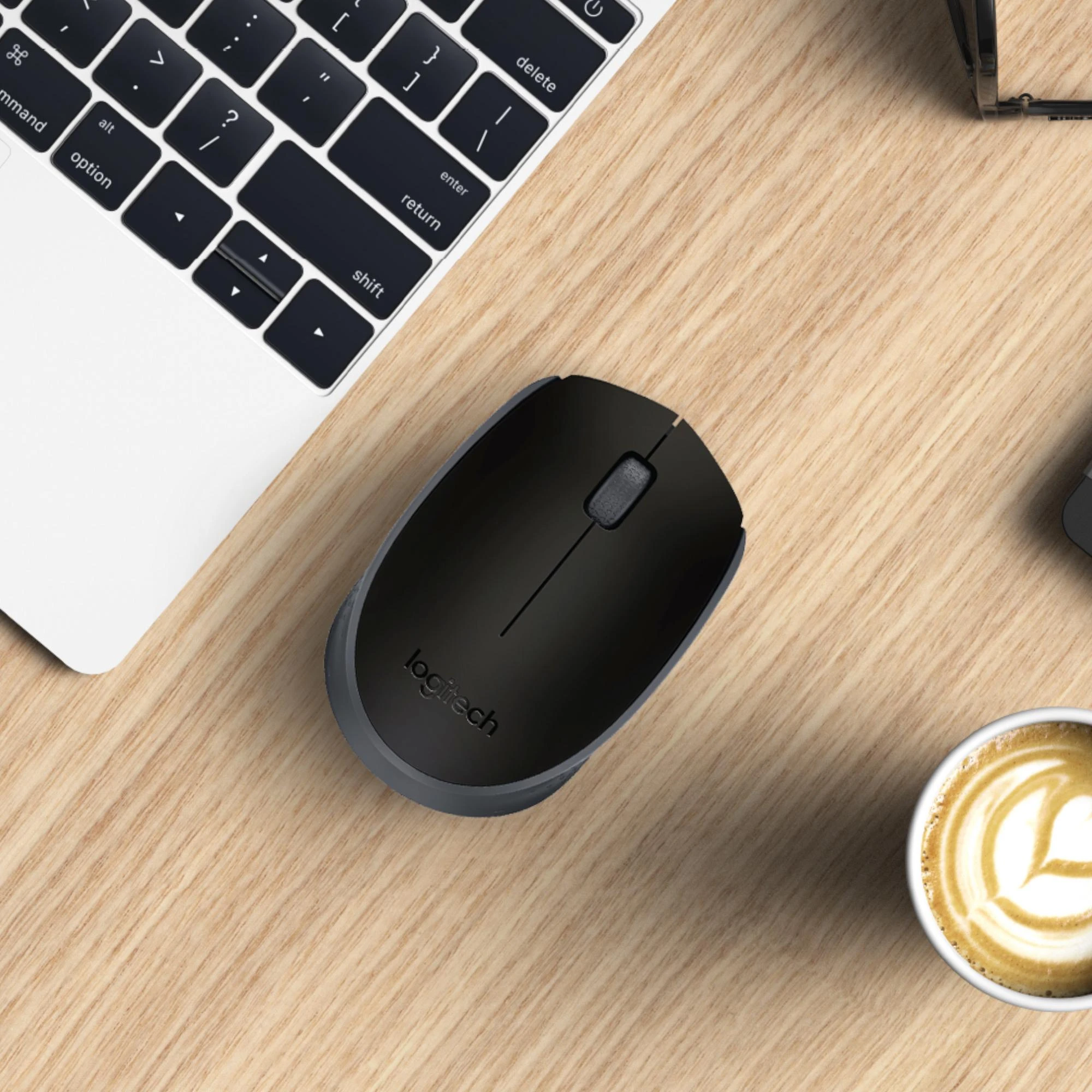 Belaidė pelė Logitech B170, Juoda