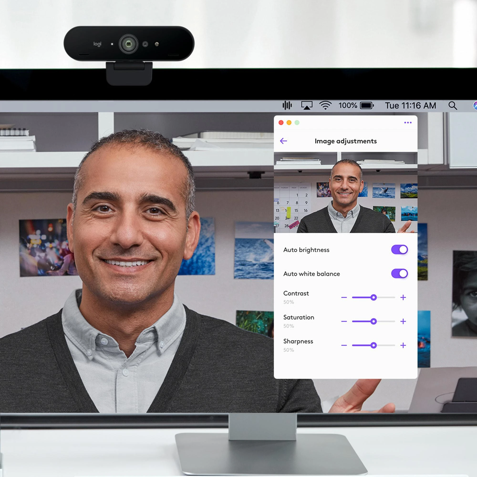  Internetinė kamera Logitech Brio 4 K Stream edition