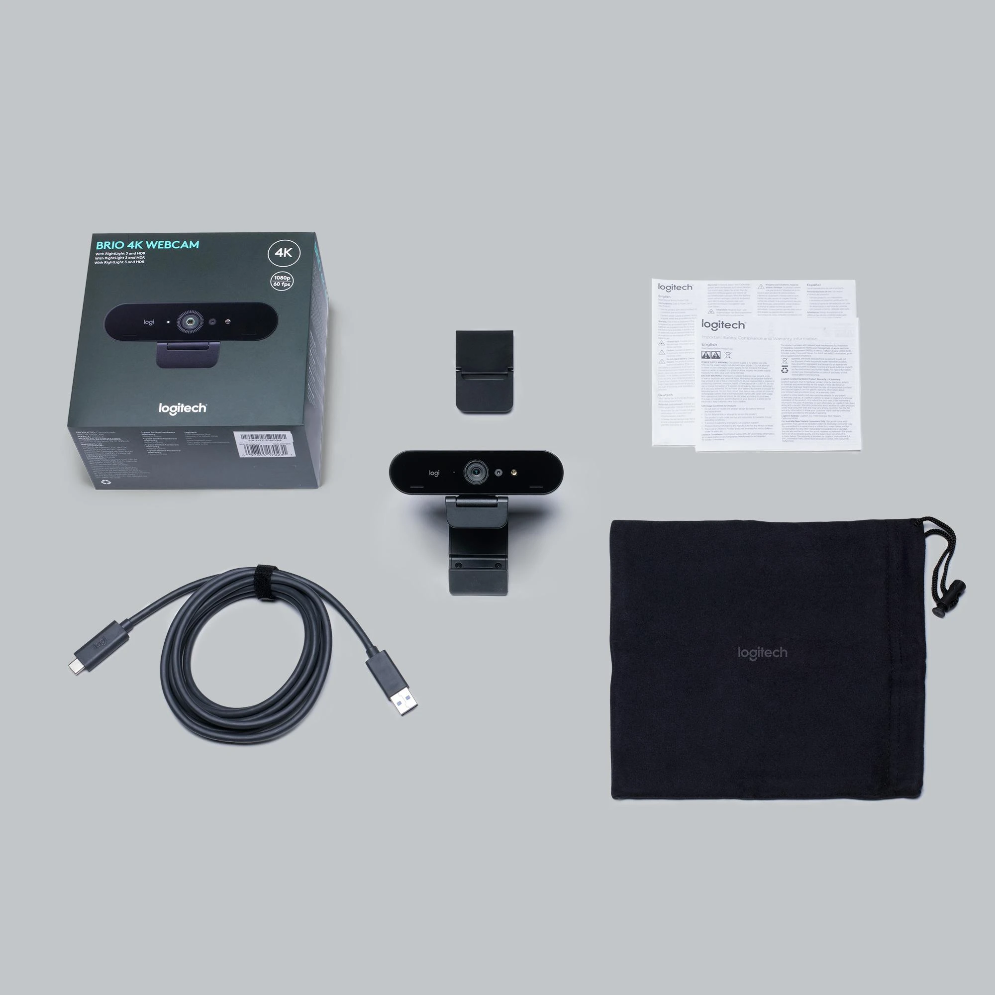  Internetinė kamera Logitech Brio 4 K Stream edition