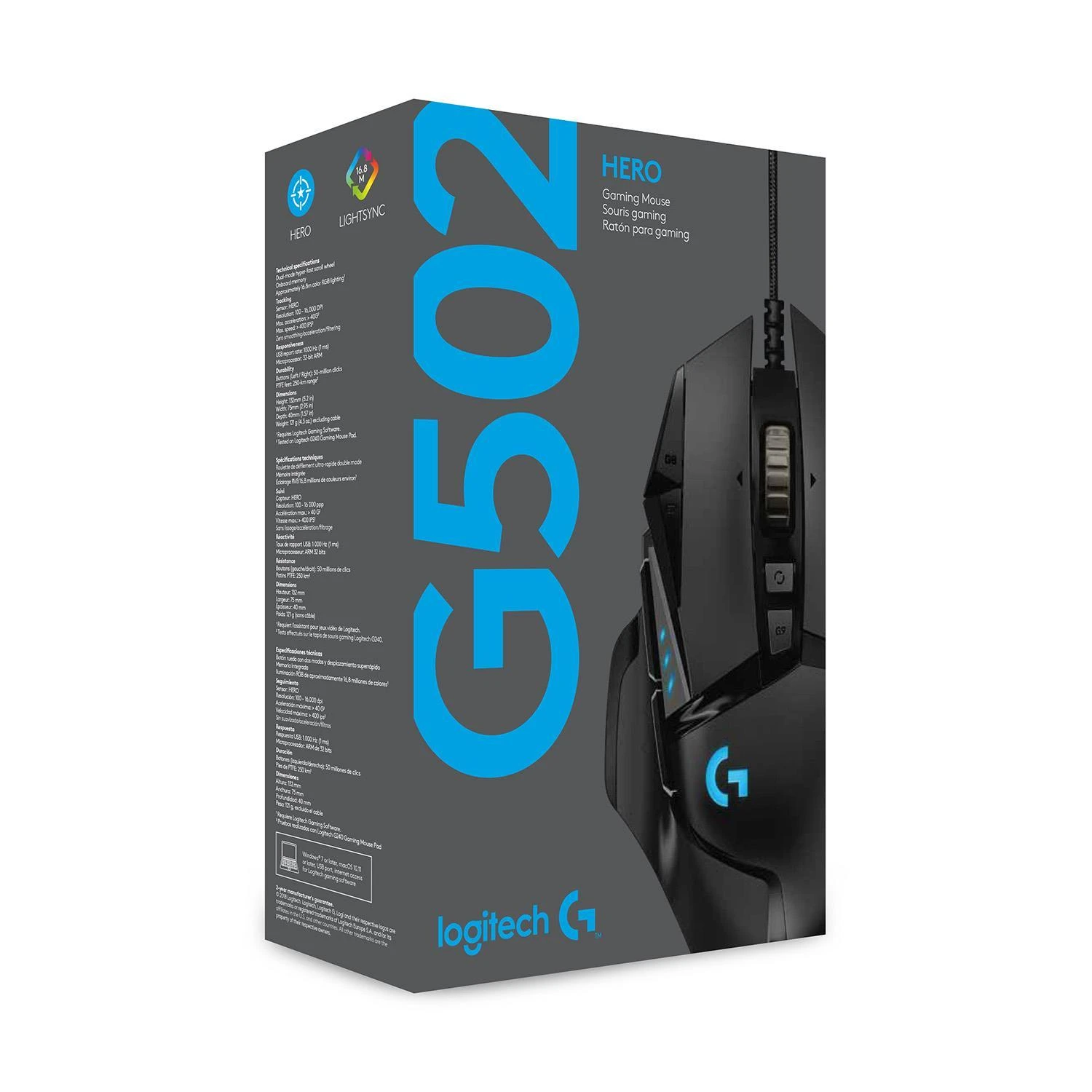 Žaidimų pelė Logitech G502 Hero