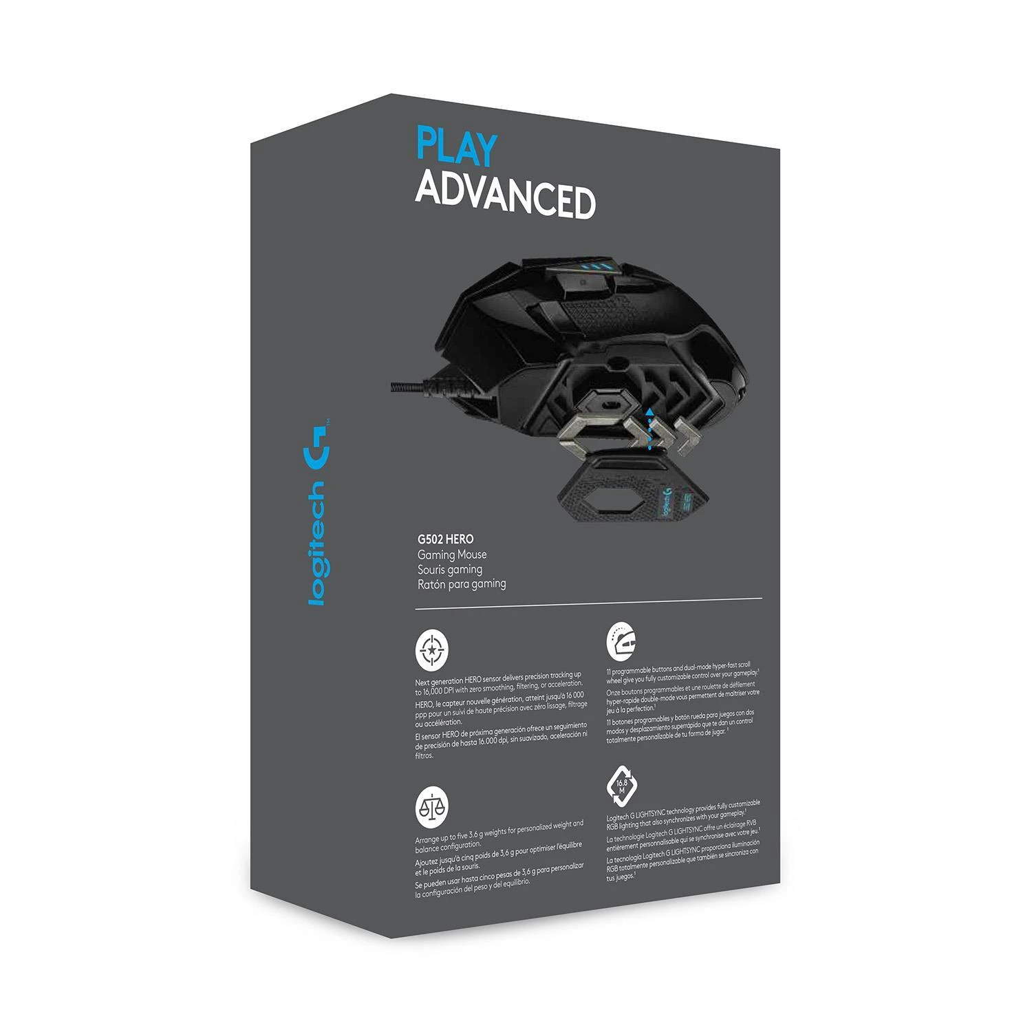 Žaidimų pelė Logitech G502 Hero