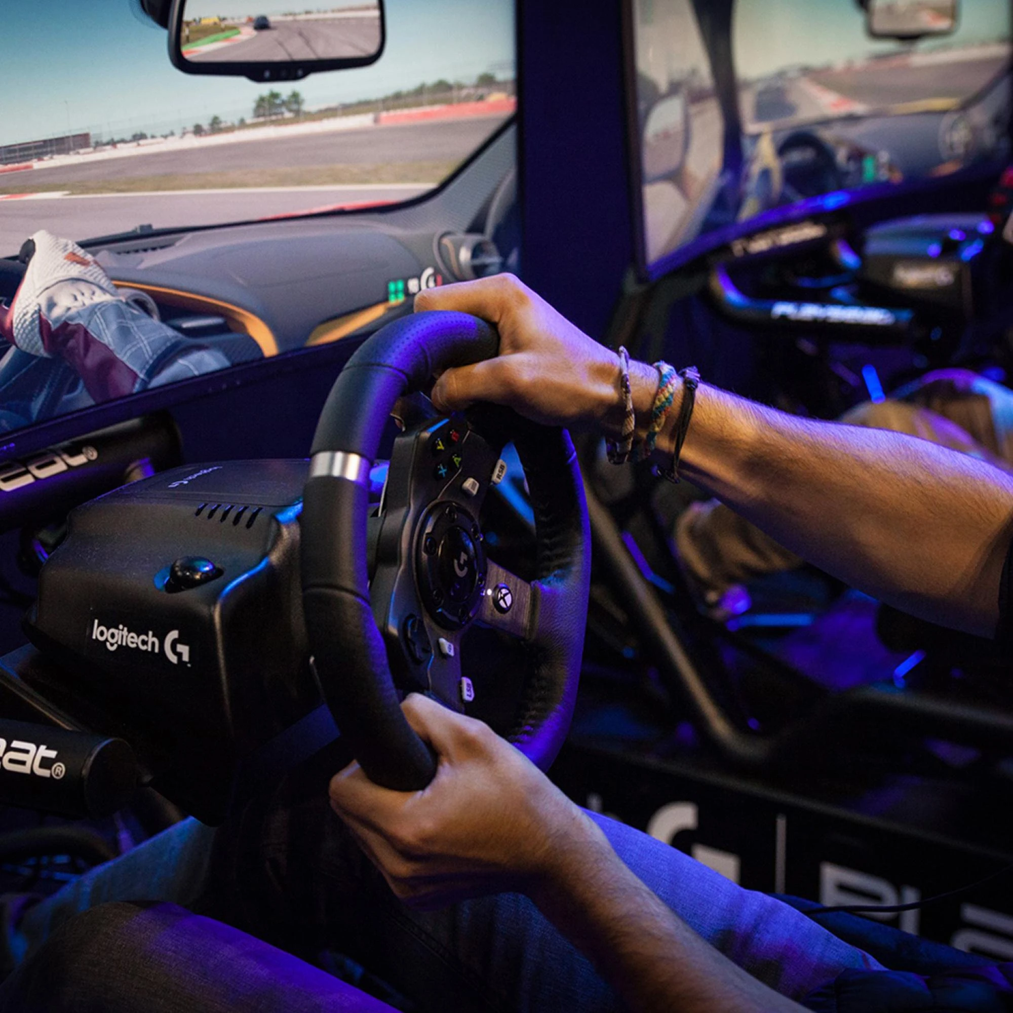 Logitech G920 Driving Force žaidimų vairas skirtas Xbox One ir PC su pedalais