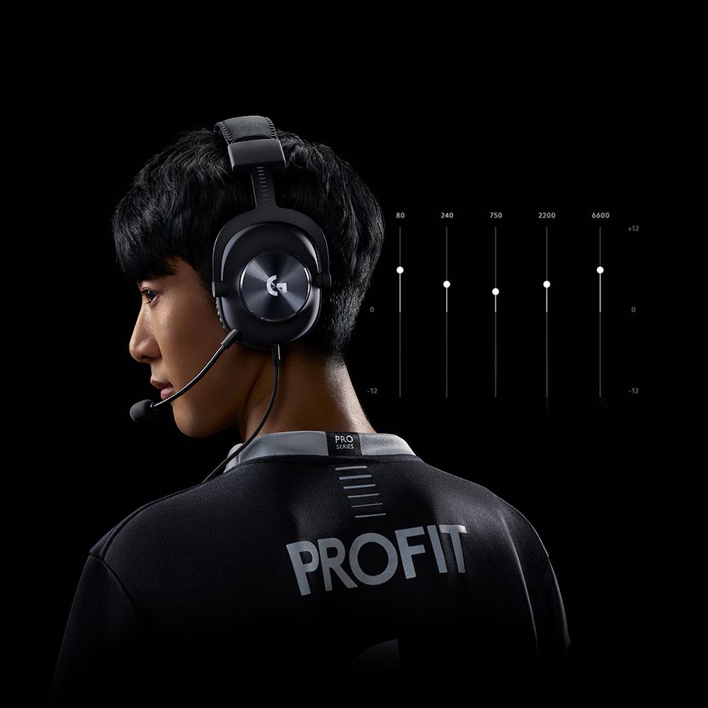 Žaidimų ausinės Logitech G PRO X, BLUE 