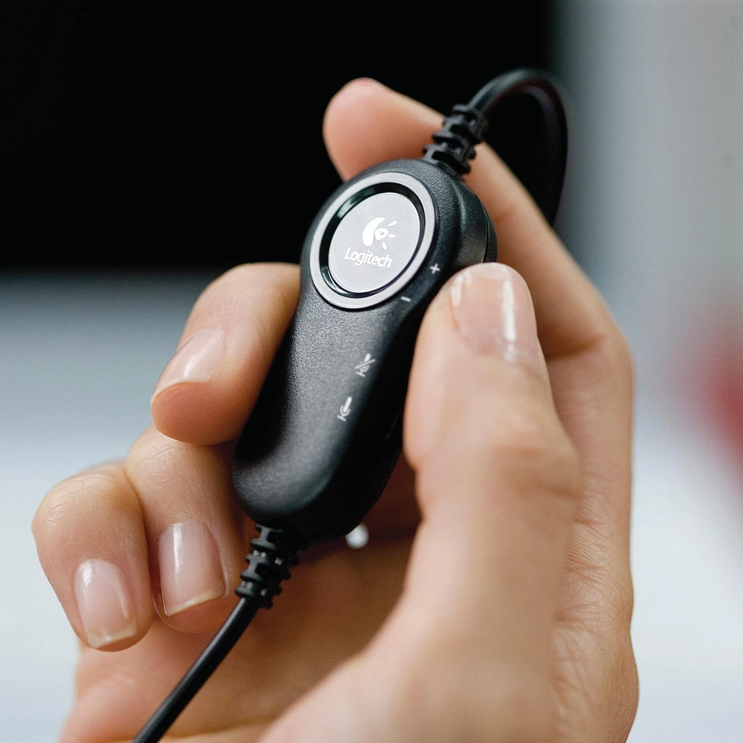 LOGITECH H150 ausinės su mikrofonu, baltos