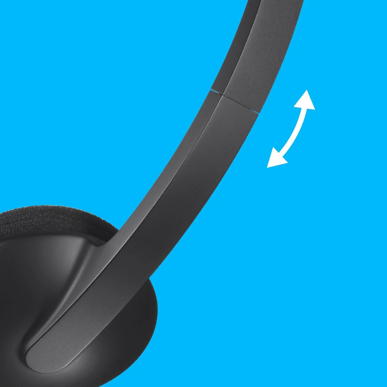 LOGITECH USB Ausinės H340 Ausinės on-ear su laidu