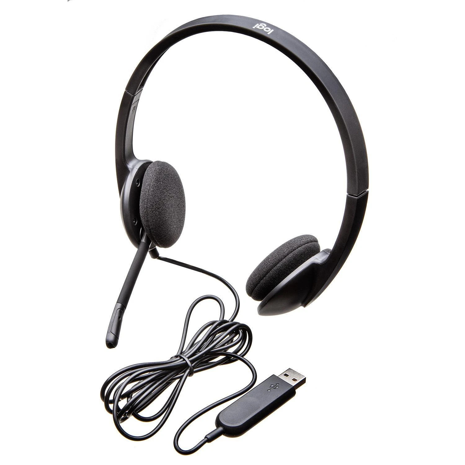 LOGITECH USB Ausinės H340 Ausinės on-ear su laidu