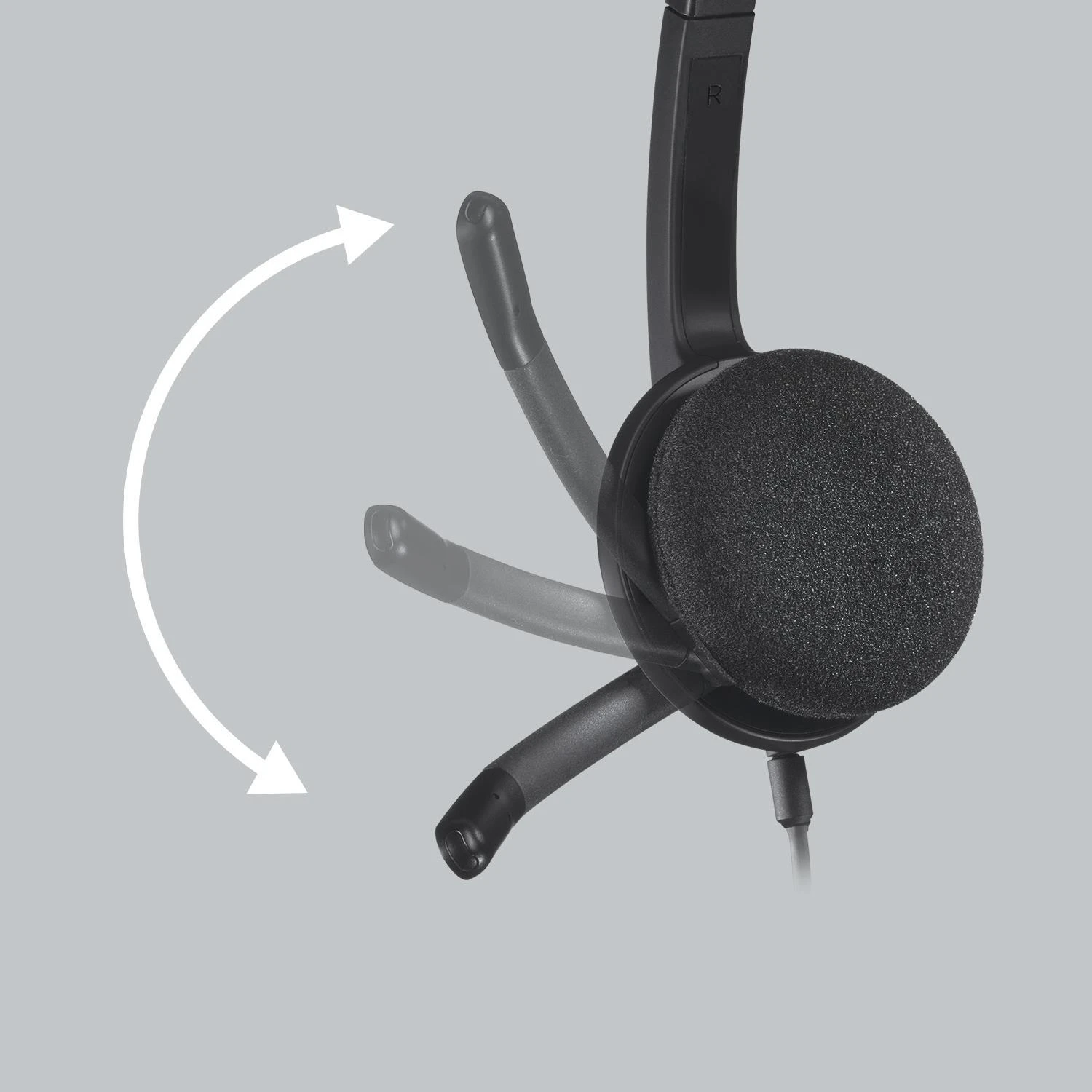 LOGITECH USB Ausinės H340 Ausinės on-ear su laidu