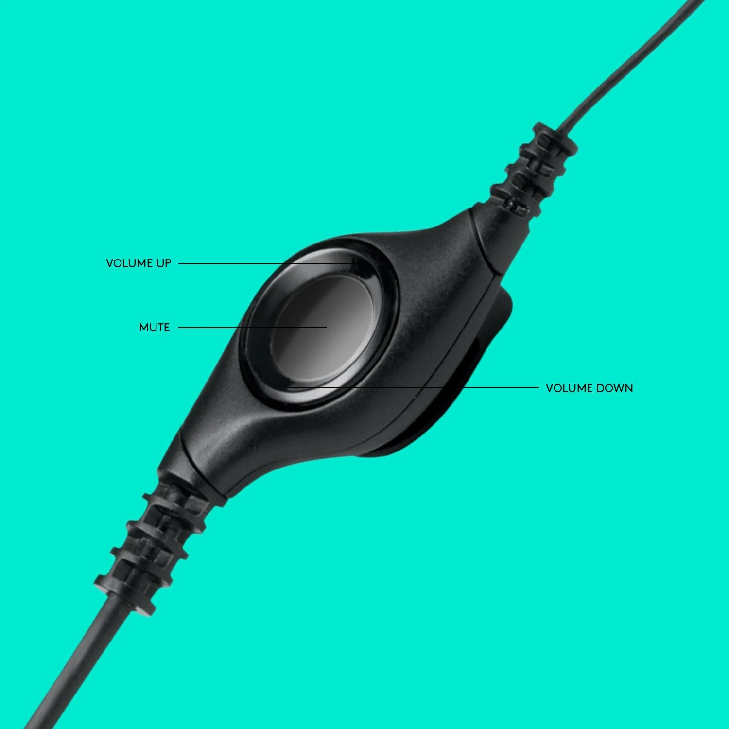 Universalios ausinės Logitech H390, su mikrofonu, USB jungtis