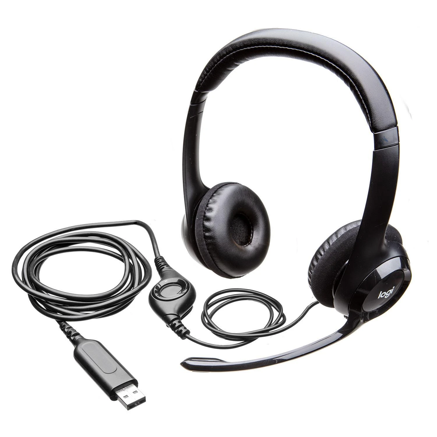 Universalios ausinės Logitech H390, su mikrofonu, USB jungtis