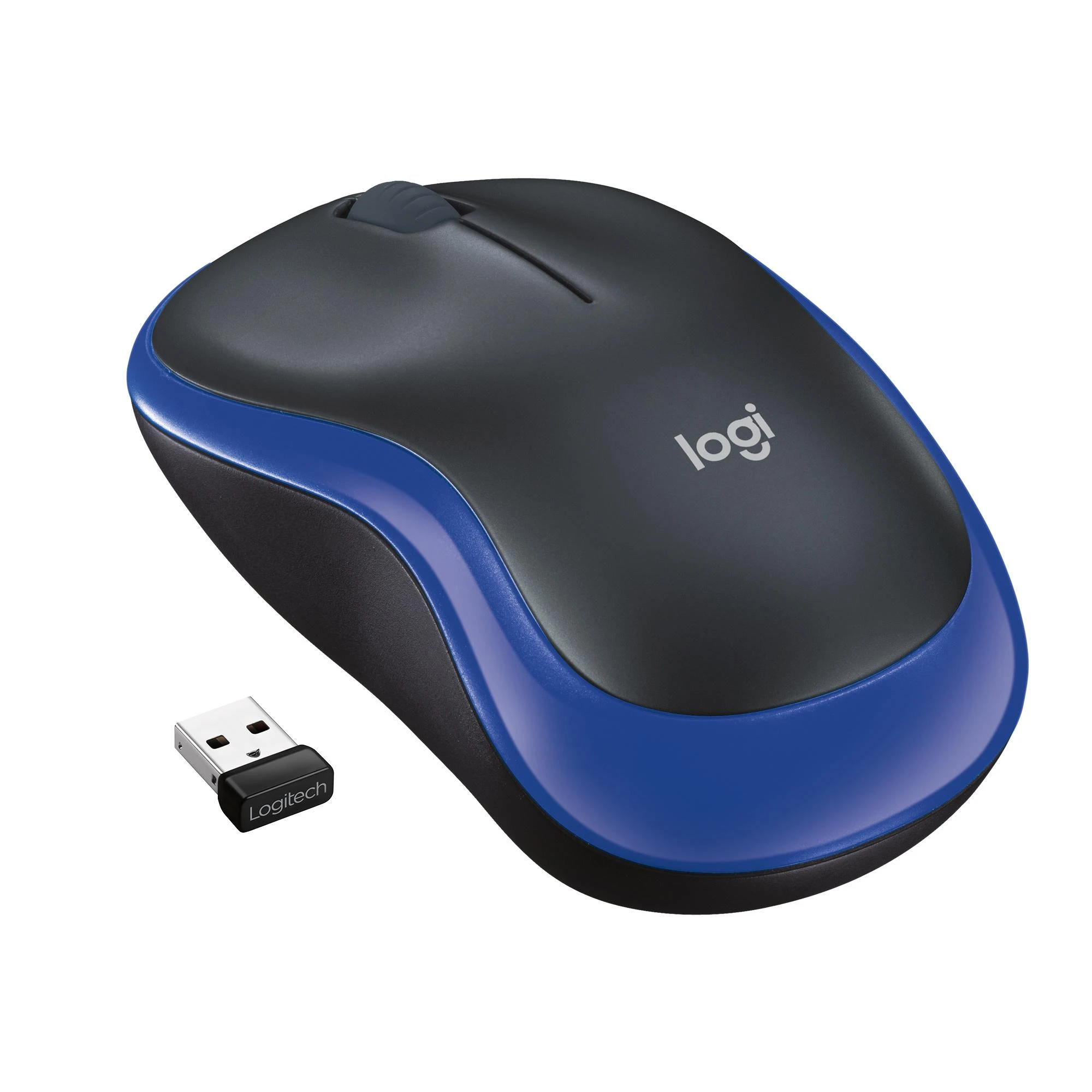 Bevielė pelė Logitech M185, Mėlyna