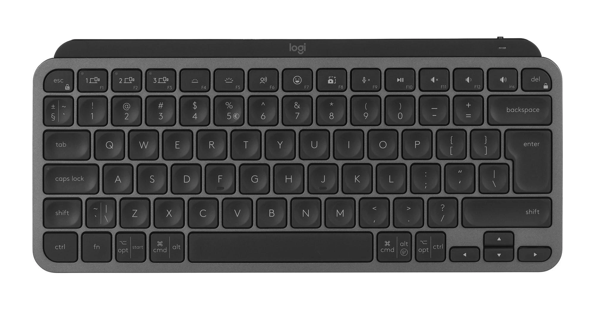 Belaidė klaviatūra Logitech MX Keys Mini, Grafito spalvos