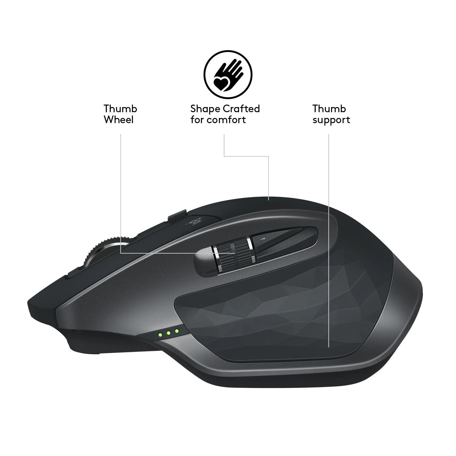 Belaidė pelė Logitech® MX Master 2S Grafito spalvos