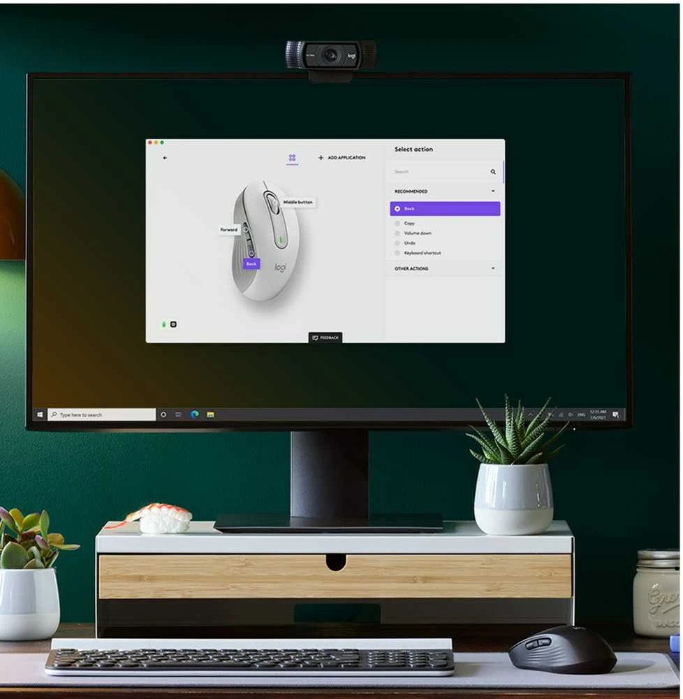 Belaidė pelė Logitech Signature M650, balta