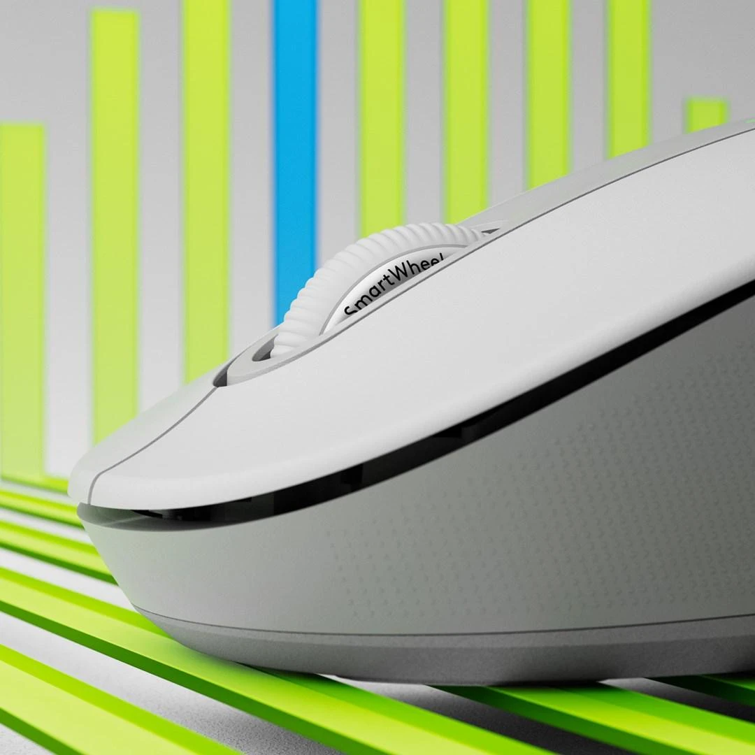 Belaidė pelė Logitech Signature M650 L Left, baltos spalvos