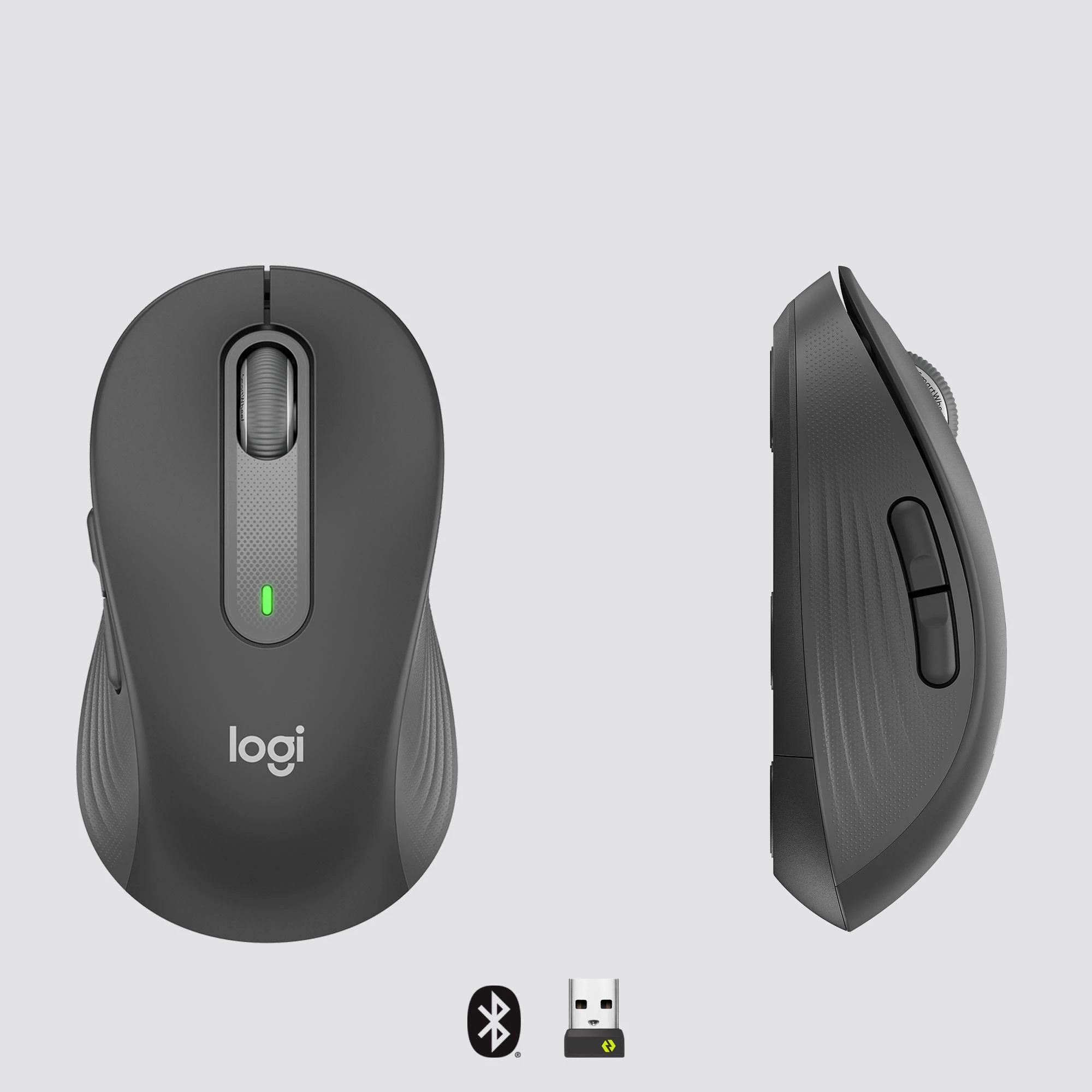 Tyli belaidė pelė Logitech M220, Juoda