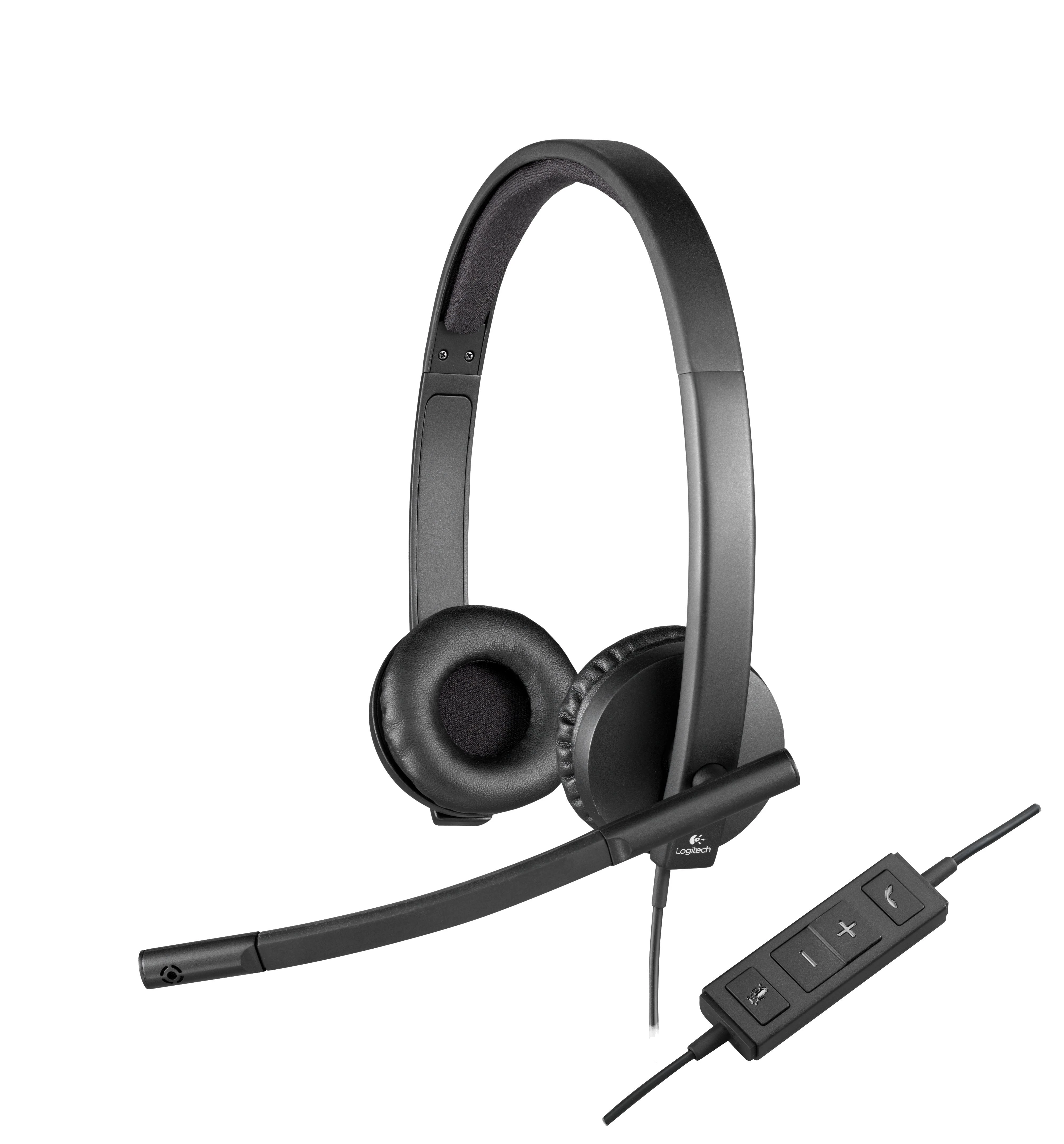 LOGITECH USB Ausinės H570e Ausinės on-ear su laidu