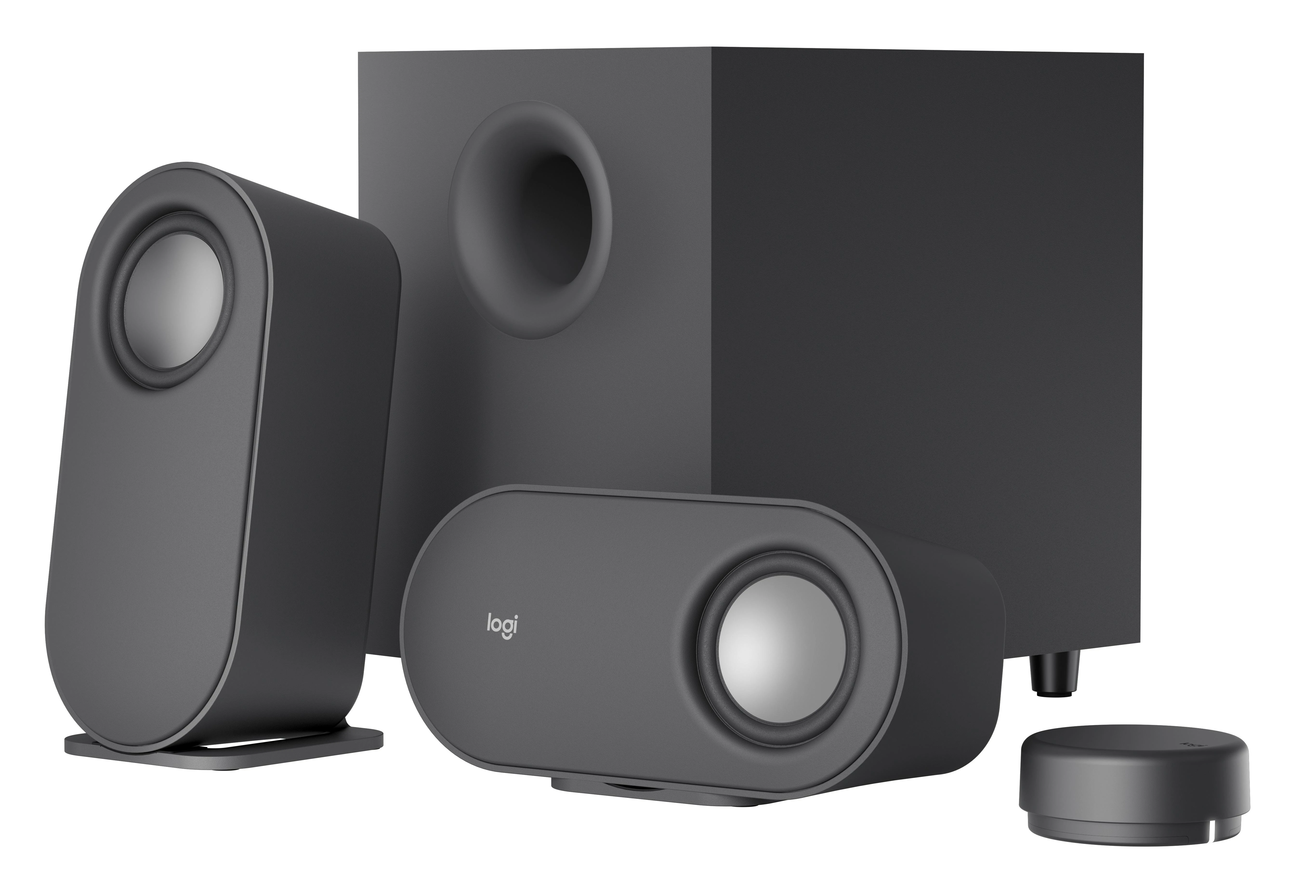 Logitech Z407 Bluetooth kompiuterio garsiakalbiai su žemųjų dažnių garsiakalbiu ir belaidžiu valdymu
