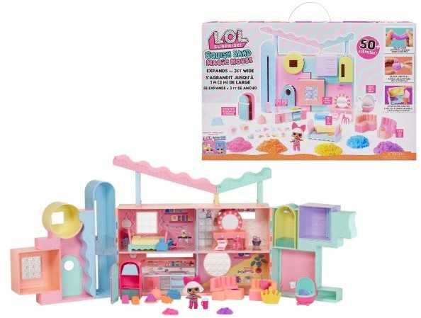 MGA LOL SURPRISE NAMELIS SQUISH SAND MAGIC SU LĖLYTE DIVA