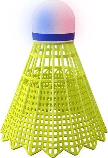 Nailoniniai badmintono plunksniukai Nils NBL6293, įvairiaspalviai, Led, 3 vnt.