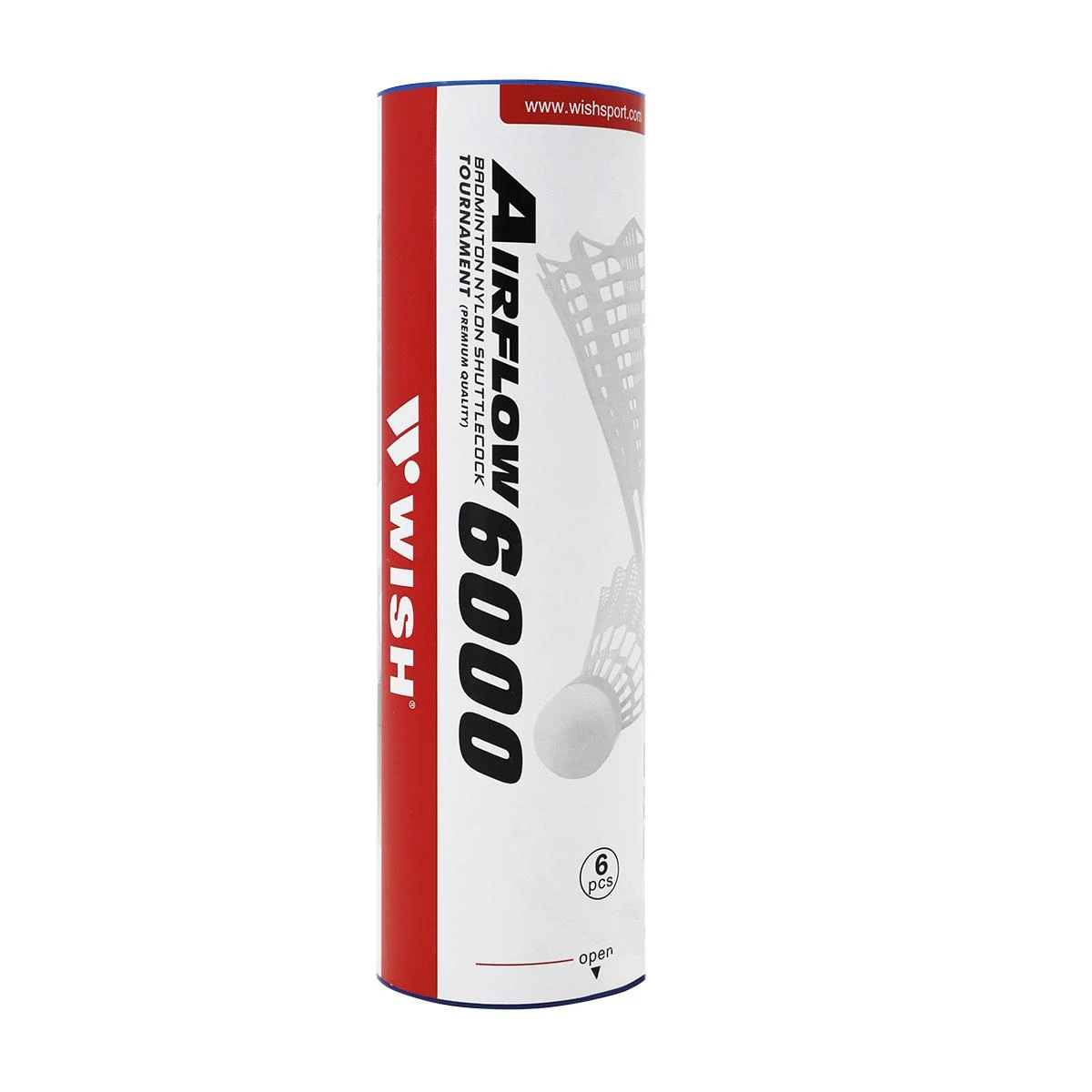 Nailoniniai badmintono plunksniukai Wish S-320 6vnt.