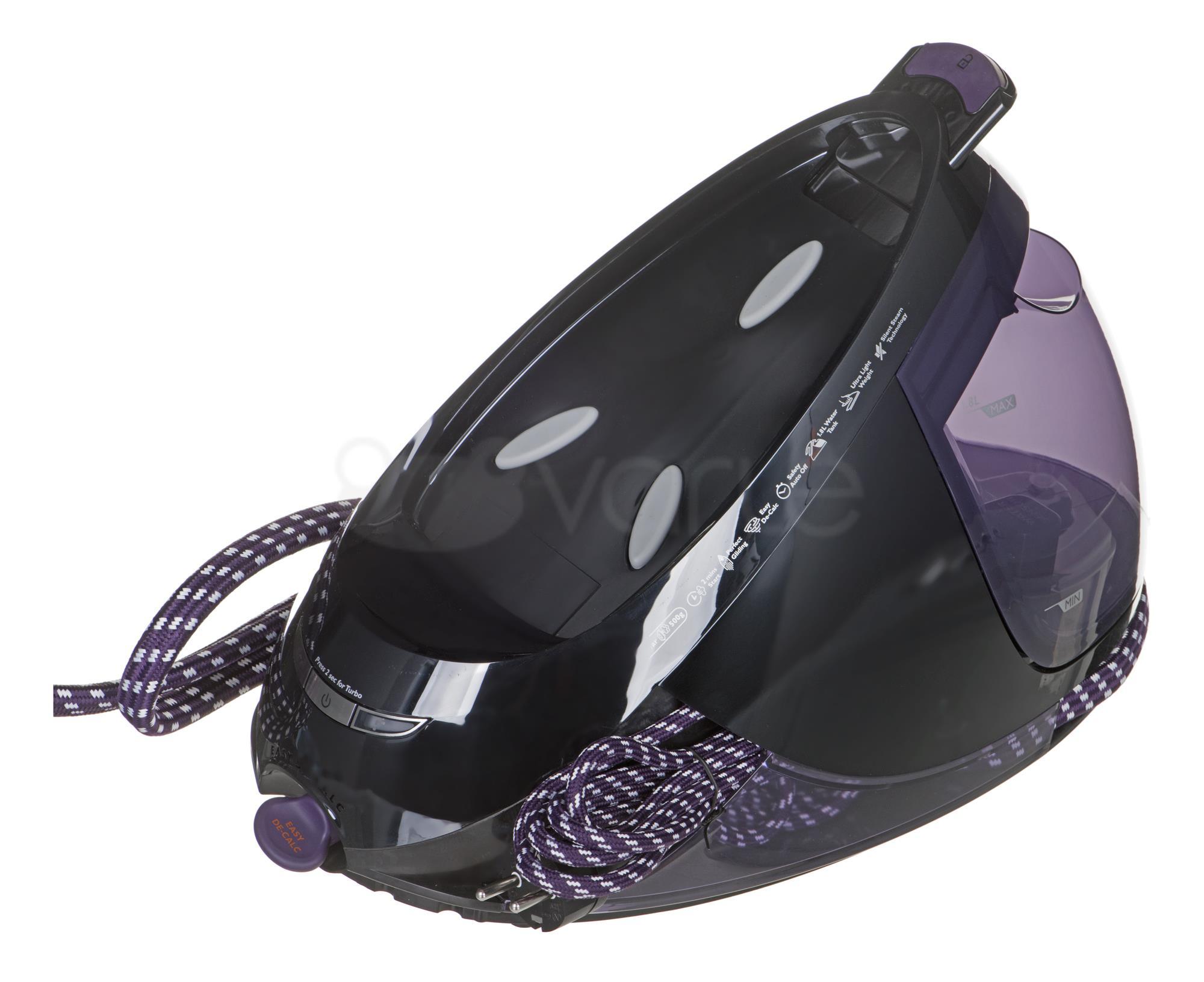 Lygintuvas su garų generatoriumi Philips GC9650/80 (2400W; spalva violetinė)
