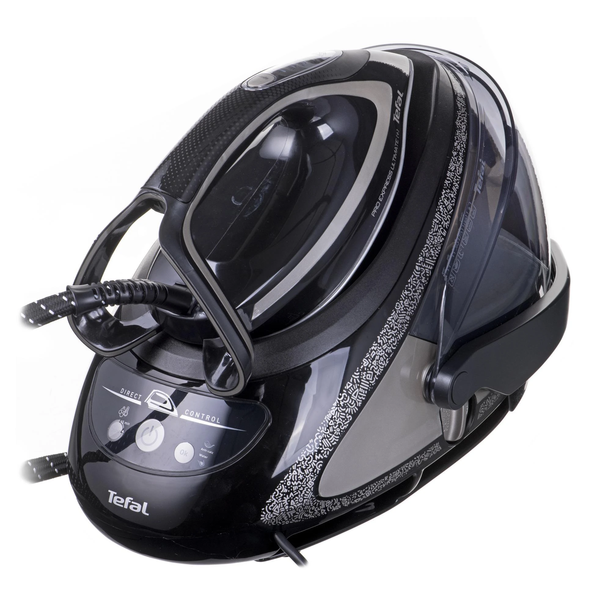 Lygintuvas with steam generator Tefal Pro Express Ultimate GV 9620 (juodos spalvos)