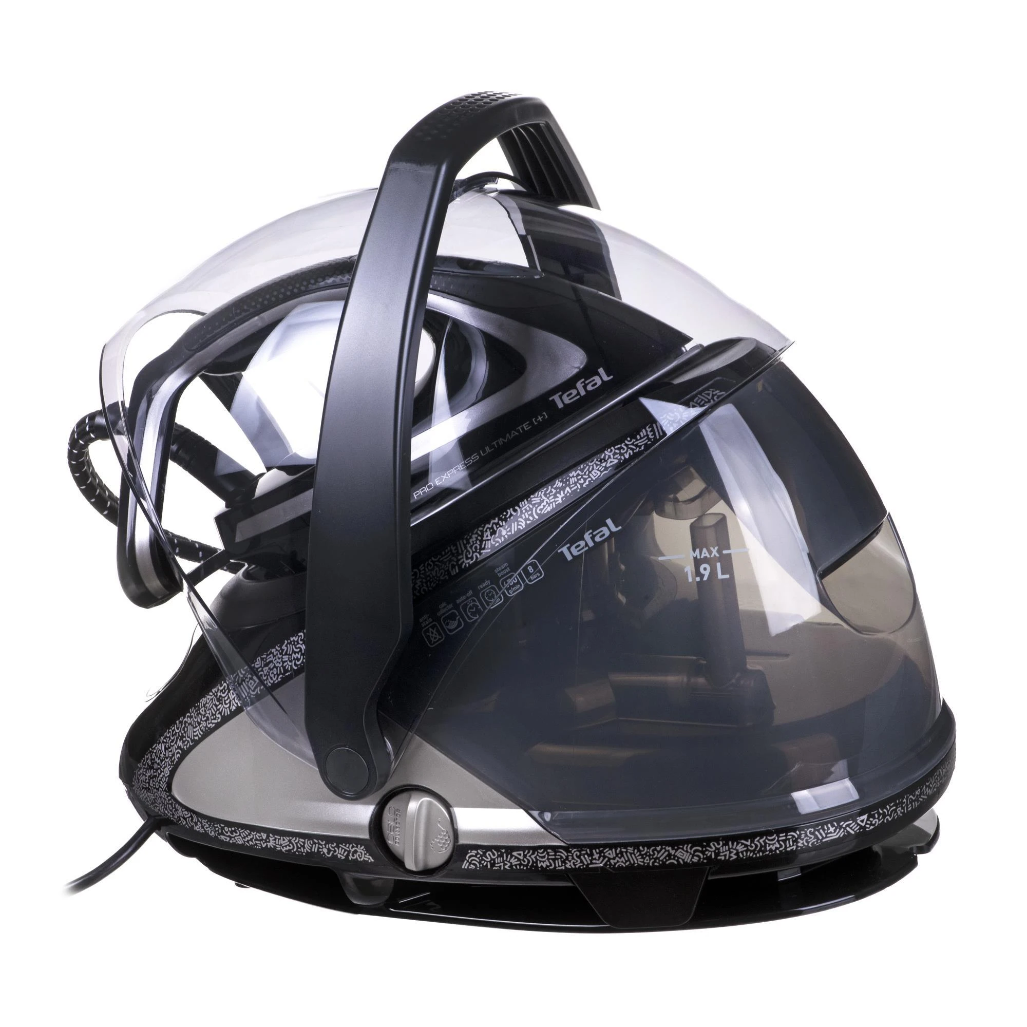 Lygintuvas with steam generator Tefal Pro Express Ultimate GV 9620 (juodos spalvos)