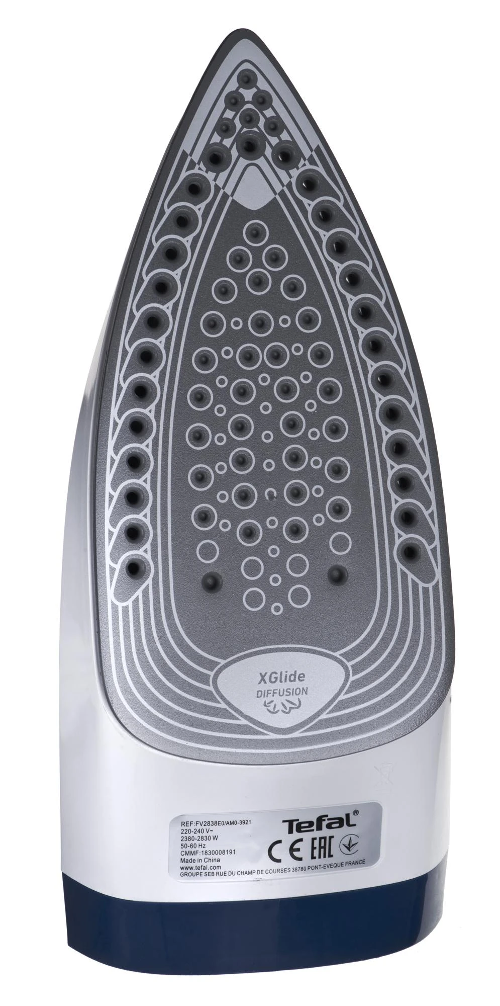 TEFAL | FV2838E0 | Garų lygintuvas | 2400 W | Vanduo tank capacity 270 ml | Continuous steam 40 g/min | Mėlyna/Baltas